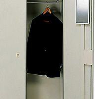 3-1雙開門單人鋼製衣櫃特點說明icon-3